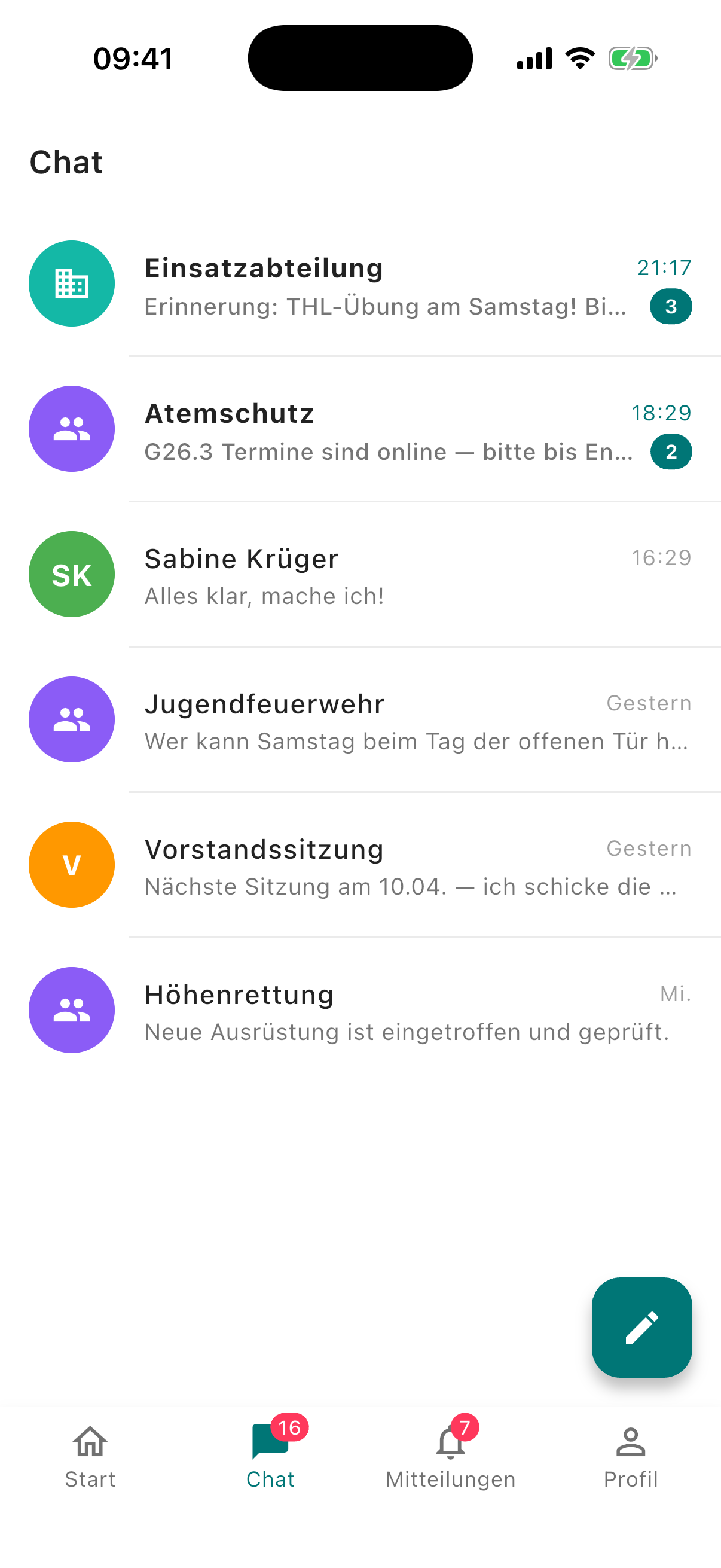 BOSkom App – Communication d'équipe structurée
