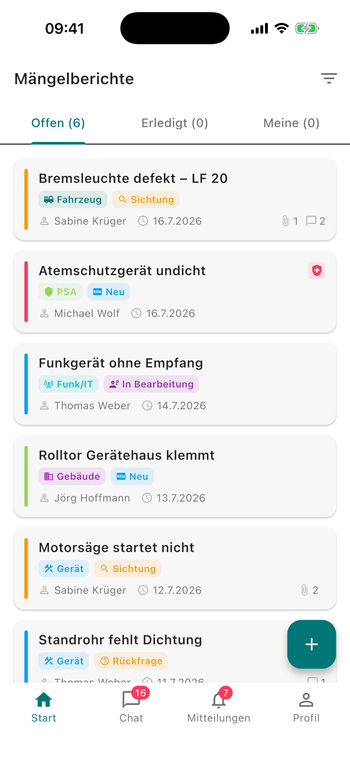 BOSkom App – Report Defects
