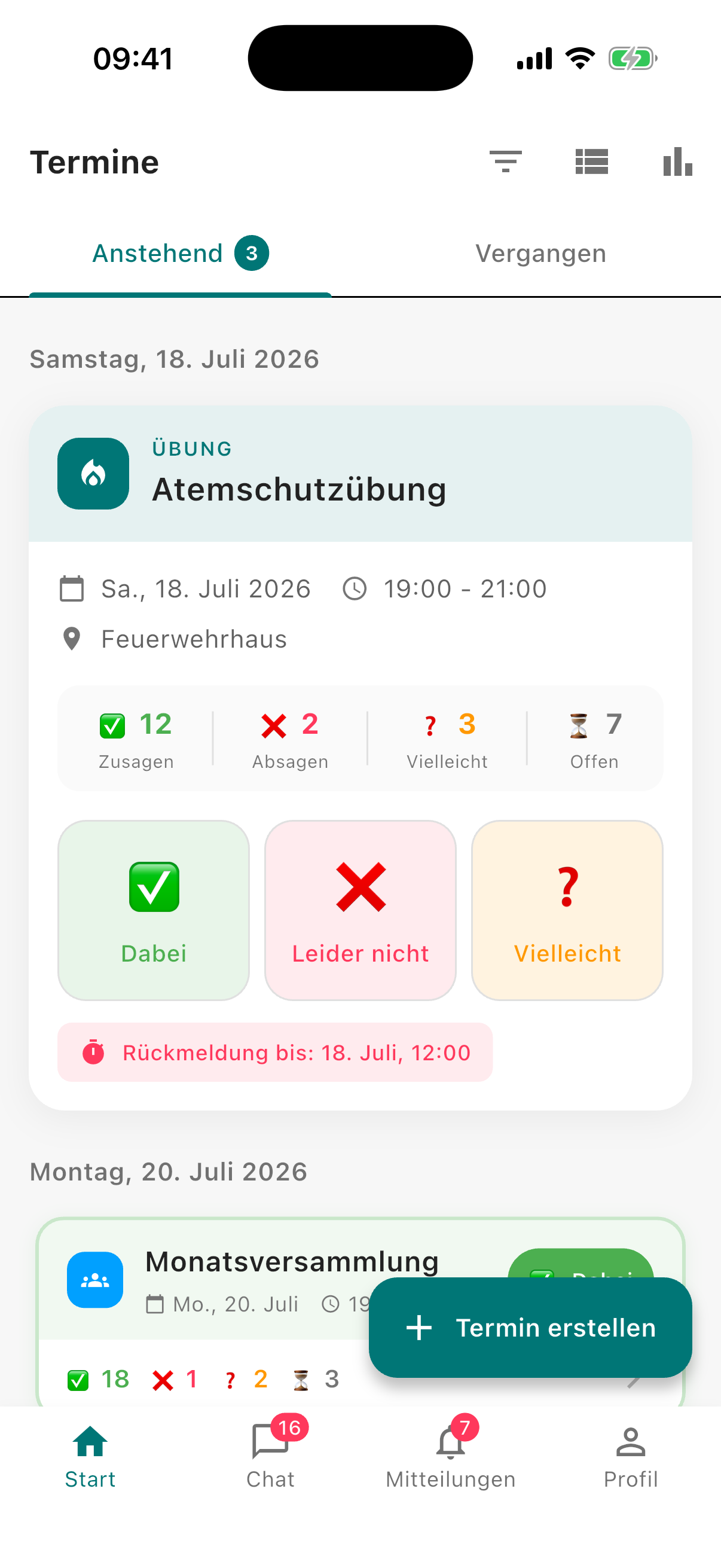 BOSkom App – Planification d'événements simplifiée